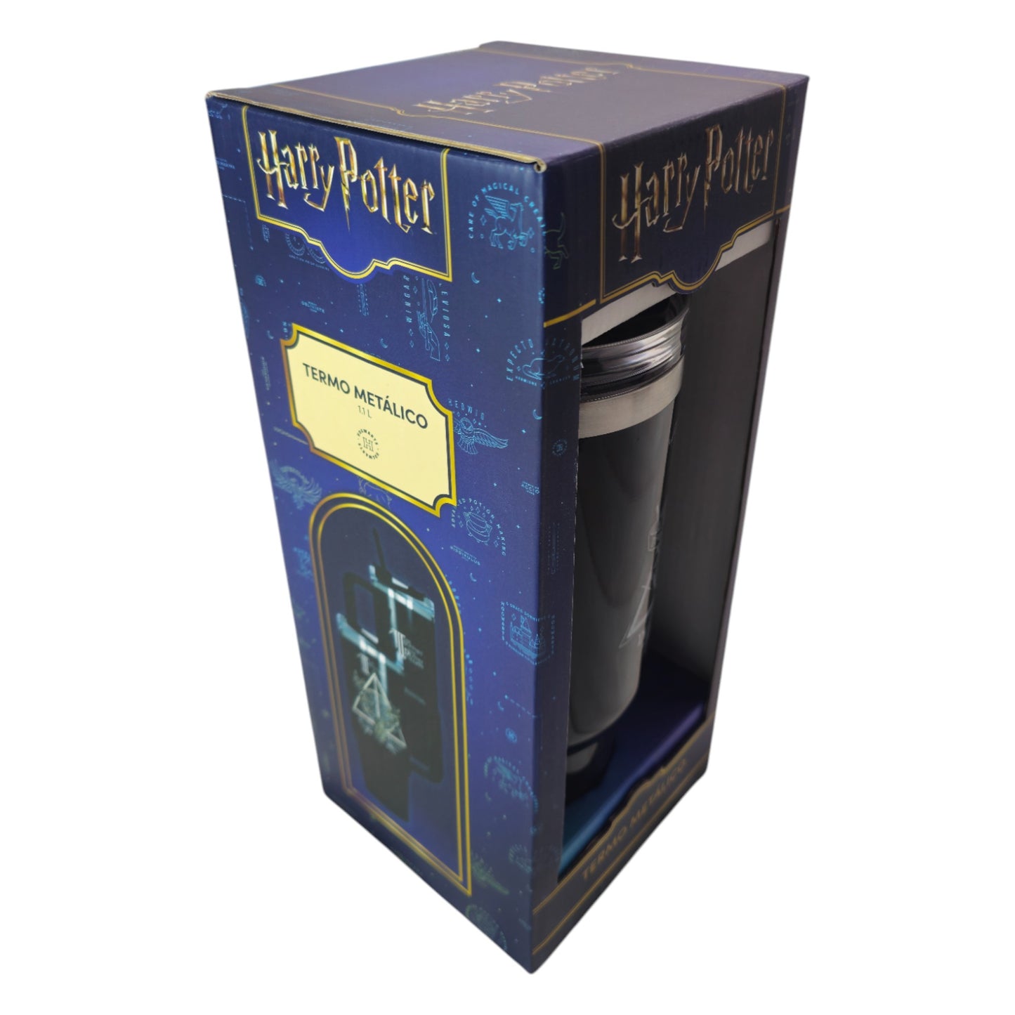 Termo Harry Potter Reliquias De La Muerte 1100ml Metalico Oficial
