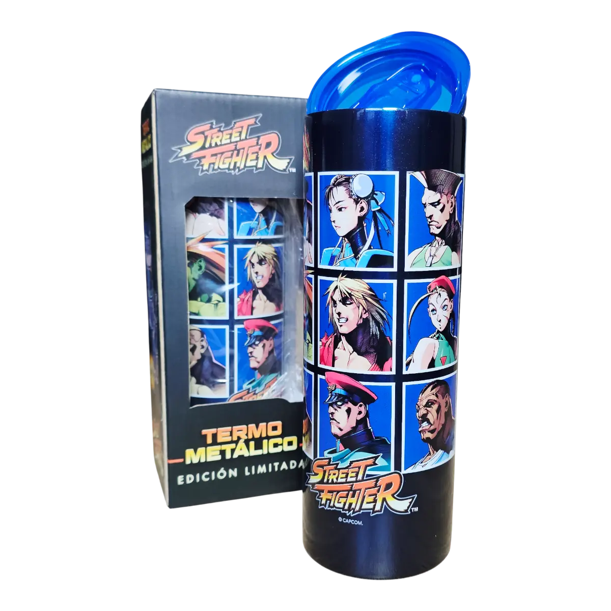 Geek Industry Termo Street Fighter 591ml Acero Inoxidable