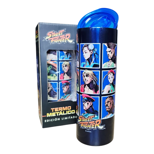 Geek Industry Termo Street Fighter 591ml Acero Inoxidable
