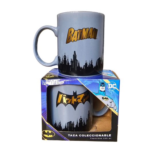 Taza Batman Dc Comics Logo Gotham City Original 330ml
