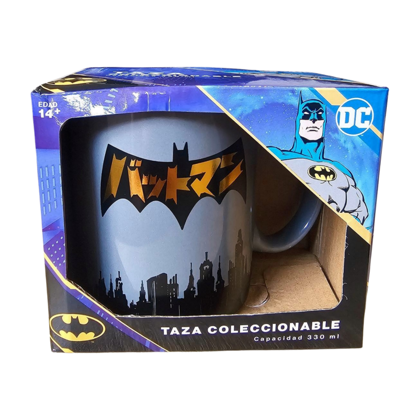 Taza Batman Dc Comics Logo Gotham City Original 330ml