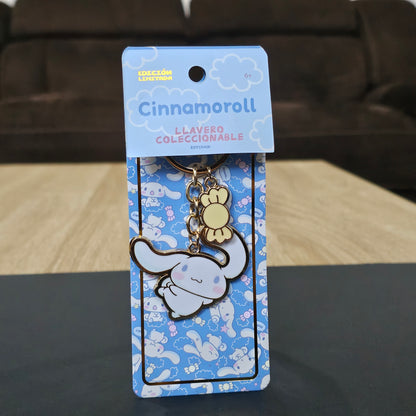 Llavero Cinnamoroll Sanrio Original Metal Dorado Kawai