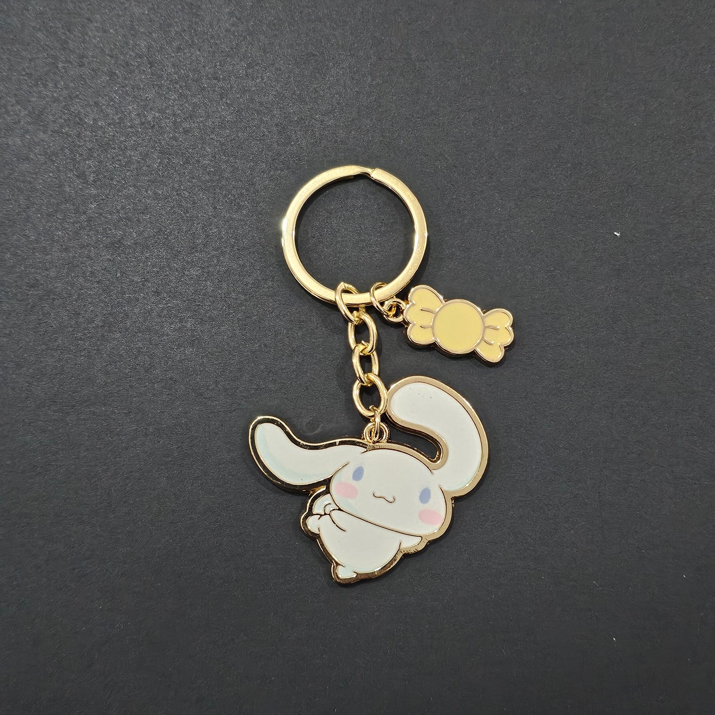 Llavero Cinnamoroll Sanrio Original Metal Dorado Kawai