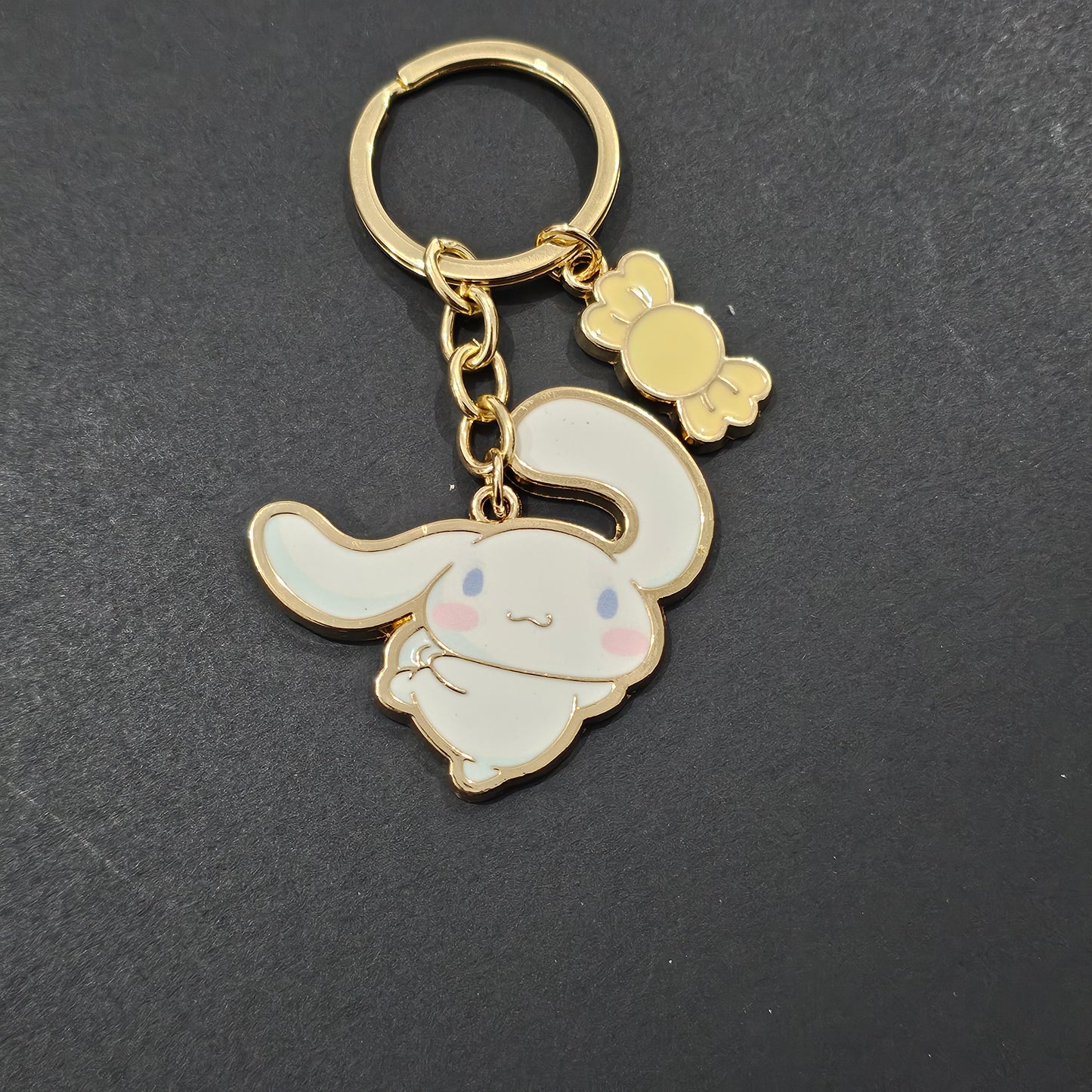 Llavero Cinnamoroll Sanrio Original Metal Dorado Kawai