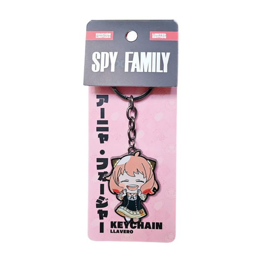 Llavero Spy X Family Anya Forger Original Metal Chibi Kawaii