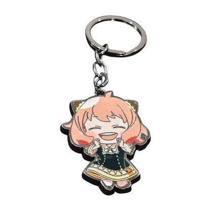 Llavero Spy X Family Anya Forger Original Metal Chibi Kawaii