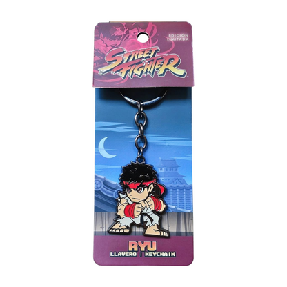 Llavero Street Fighter Ryu Capcom Original Metal Chibi
