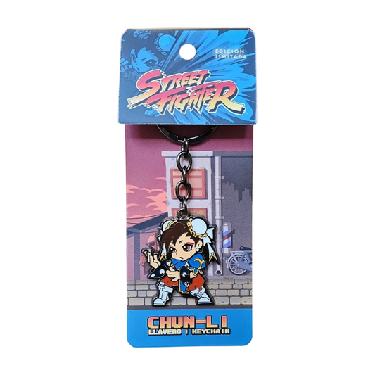 Llavero Street Fighter Chun-li Capcom Original Metal Chibi
