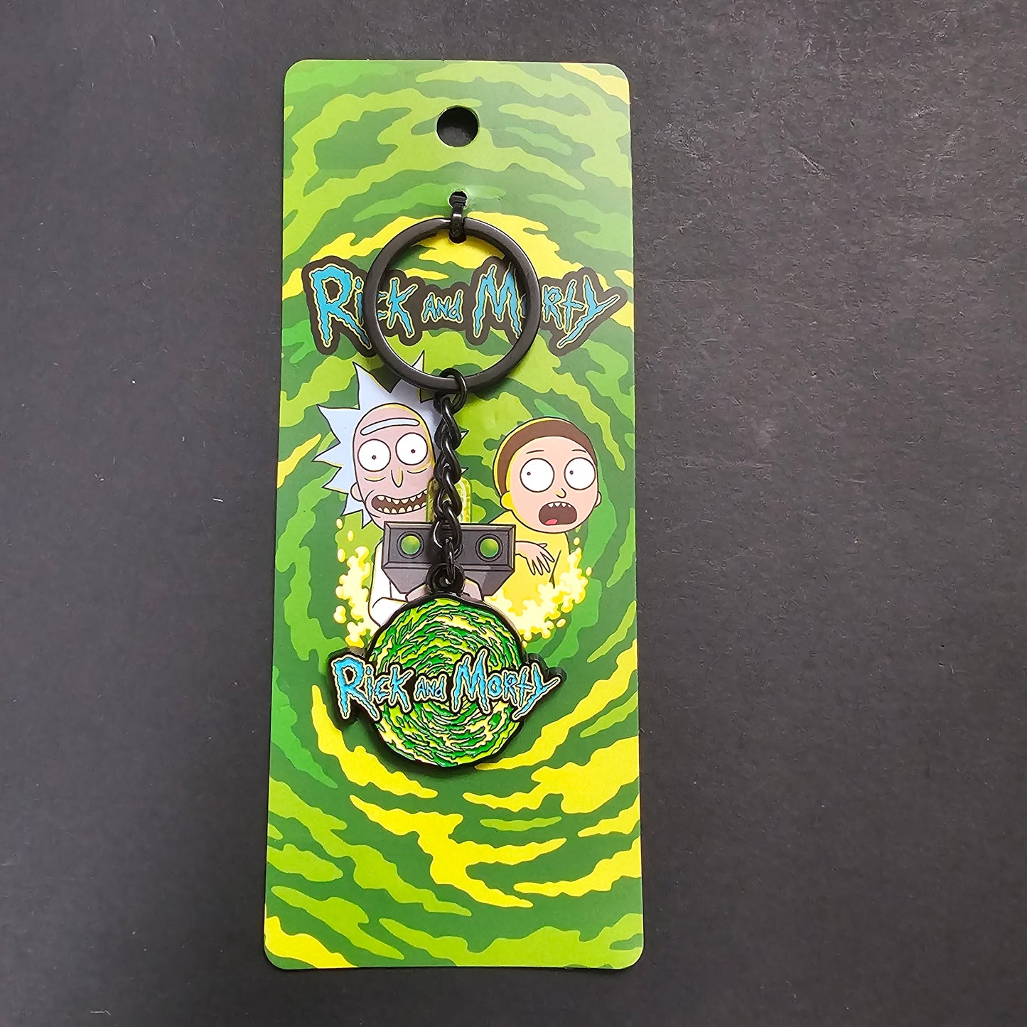 Llavero Rick And Morty Portal Metalico