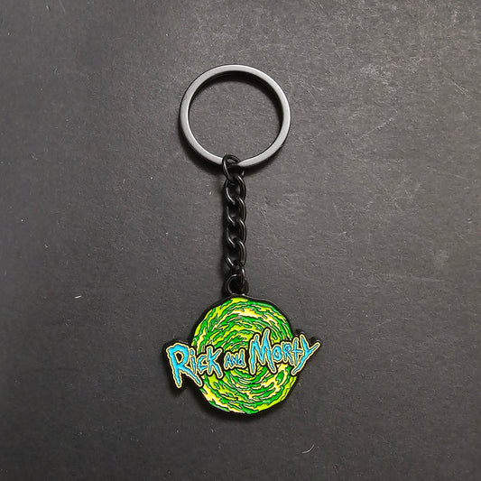 Llavero Rick And Morty Portal Metalico