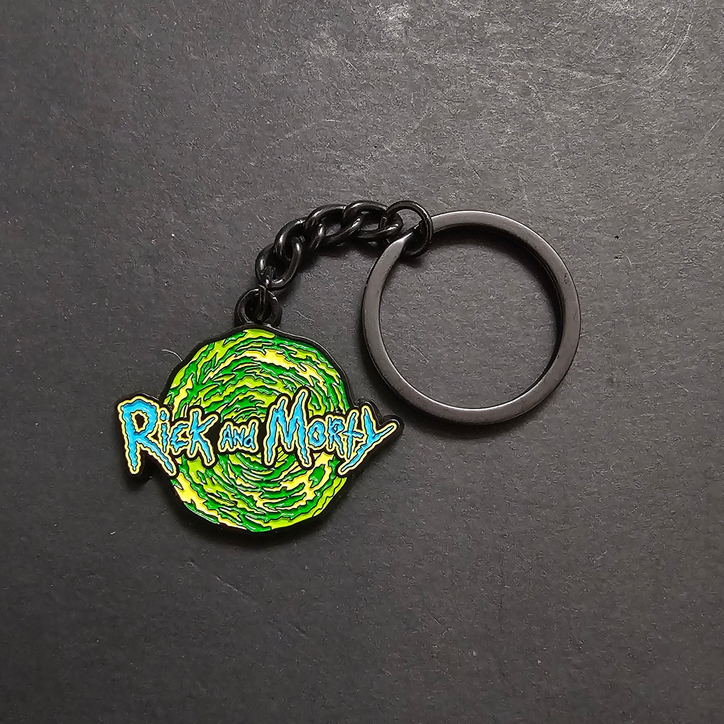 Llavero Rick And Morty Portal Metalico