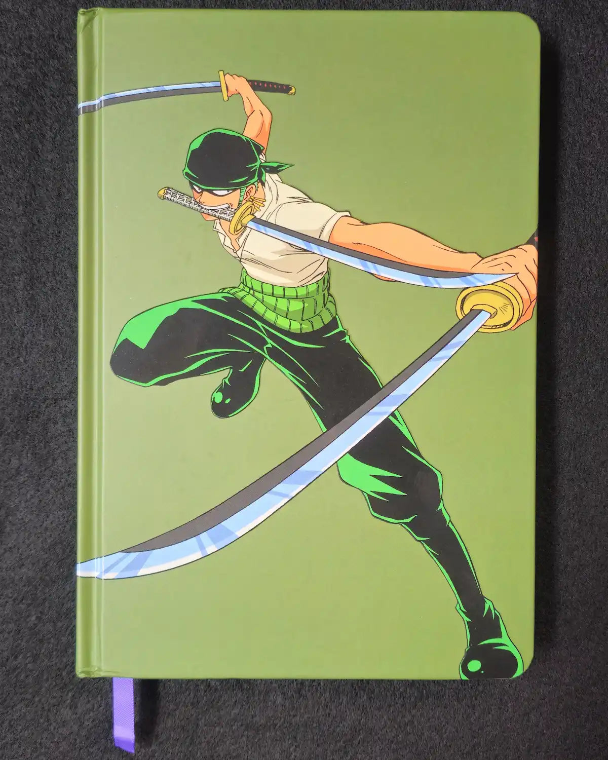 Libreta One Piece Roronoa Zoro Pasta Dura Original
