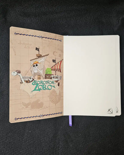 Libreta One Piece Roronoa Zoro Pasta Dura Original