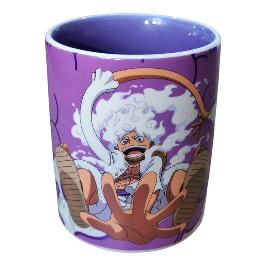 Taza Jumbo Luffy Gear 5 One Piece 567ml Edicion Limitada de céramica para café