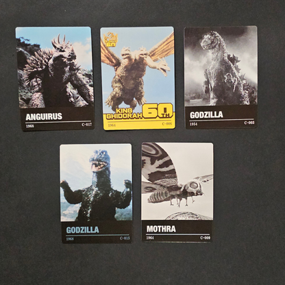 Caja Godzilla Tarjetas Coleccionables 36 Sobres 70 aniversario