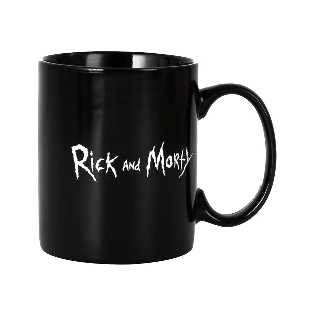 Taza Magica Rick and Morty - Portal Faces 330ml Oficial