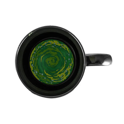 Taza Magica Rick and Morty - Portal Faces 330ml Oficial