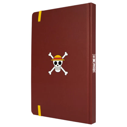 Libreta de Luffy Pasta Dura One Piece Con Póster Y Stickers