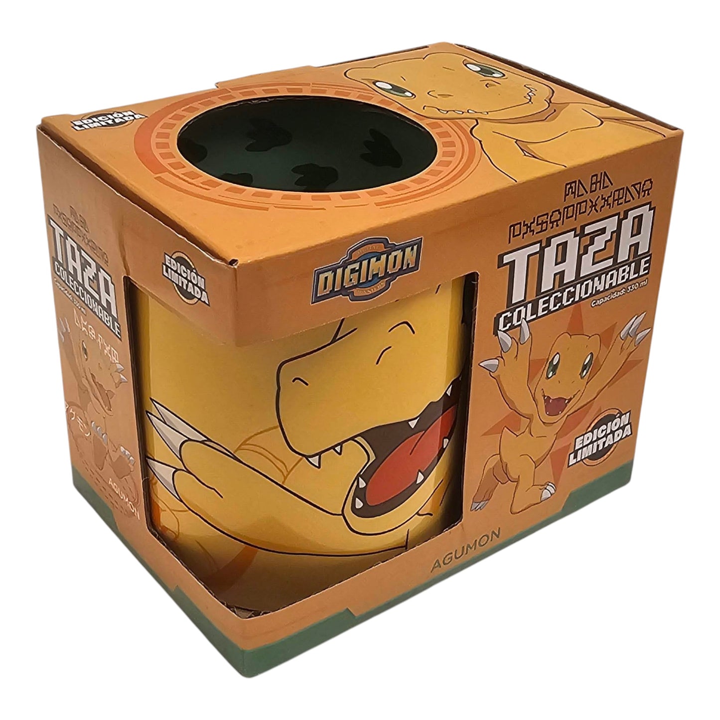 Taza Agumon Digimon 330ml de cerámica para café