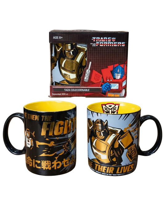Taza Transformers Bumblebee Retro Original