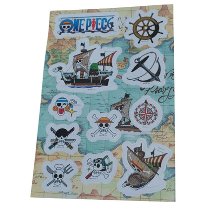 Libreta One Piece Going Merry con Stickers y Póster – Edición Oficial