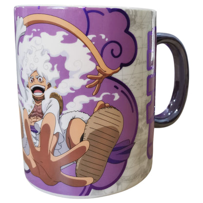 Taza Jumbo Luffy Gear 5 One Piece 567ml Edicion Limitada de céramica para café