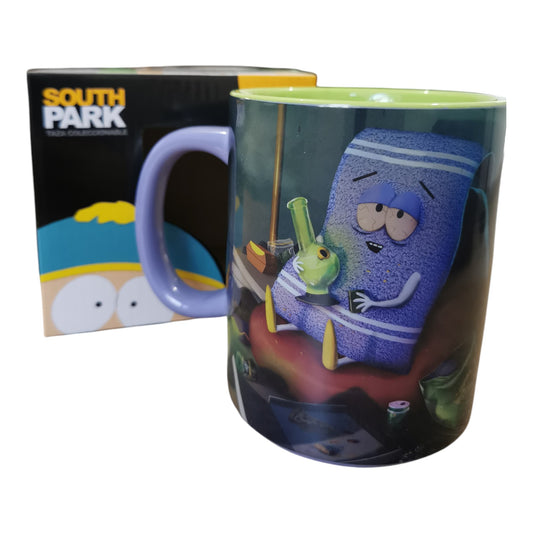 Taza Jumbo de cerámica Toallín South Park 576 Ml Edicion limitada para café