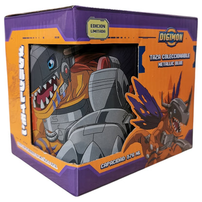 Taza MetalGreymon Digimon 576 ml Edición Limitada Jumbo de cerámica para café