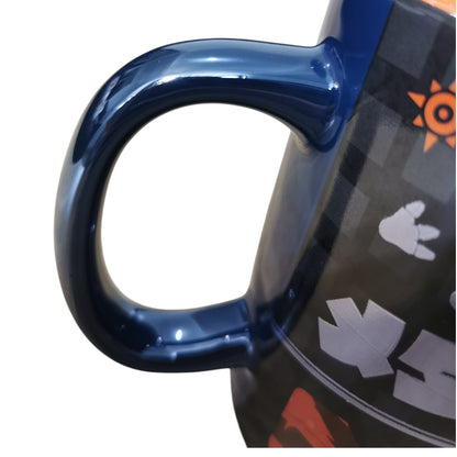 Taza MetalGreymon Digimon 576 ml Edición Limitada Jumbo de cerámica para café