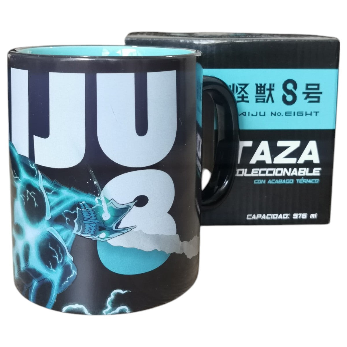 Taza Magica Kaiju No. 8 576 ml Edición Limitada para café de ceramica