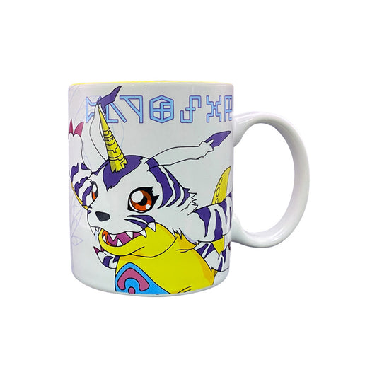 Taza Gabumon Digimon 330ml De Ceramica Para Cafe