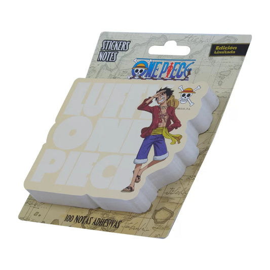 Notas Adhesivas One Piece Luffy 100 Hojas Oficial