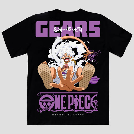 Playera Oversize Luffy Gear 5 One Piece Mascara De Latex