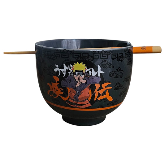 Ramen Bowl Naruto Shippuden 539ml Con Palillos Oficial