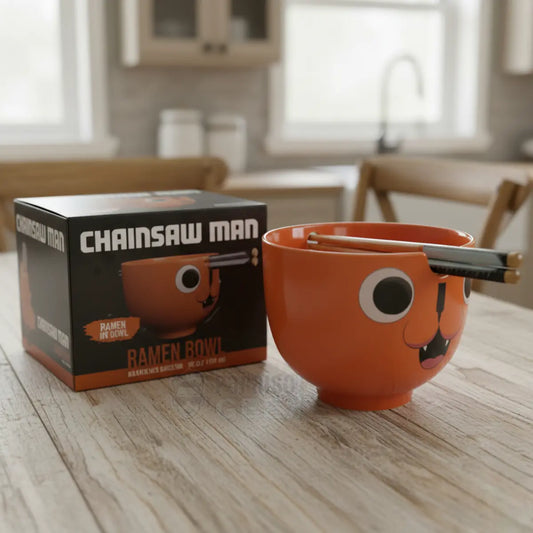Ramen Bowl Pochita Chainsaw Man 539ml Cerámica