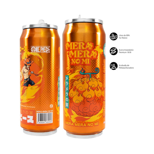 Termo Mera Mera No Mi One Piece – Edición Ace 520ml