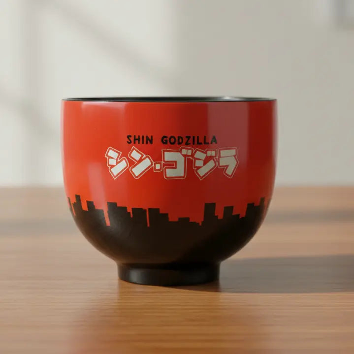 Ramen Bowl Godzilla Palillos Cerámica Original 539ml