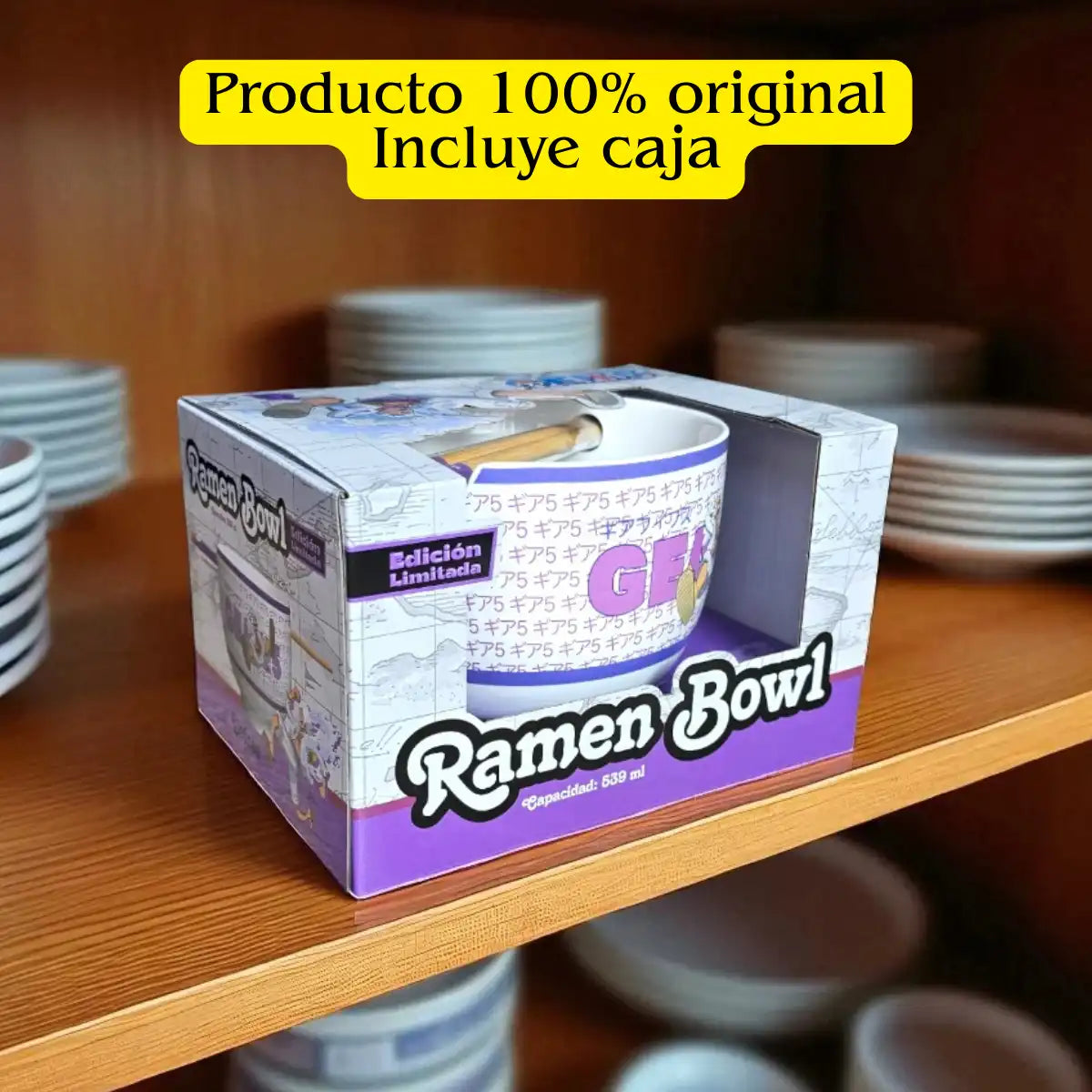 Ramen Bowl One Piece Luffy Gear 5 Ceramica Original