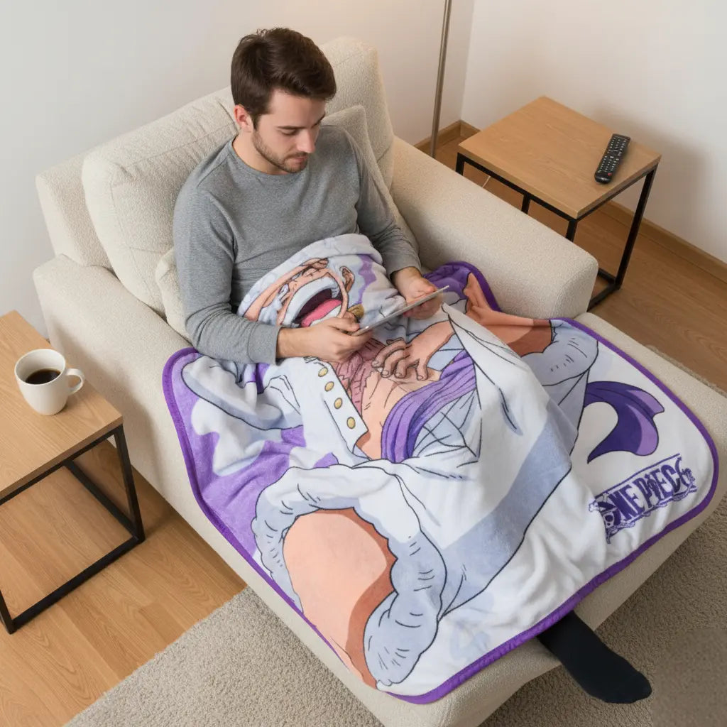 Cobija Luffy Gear 5 | One Piece Oficial Suave