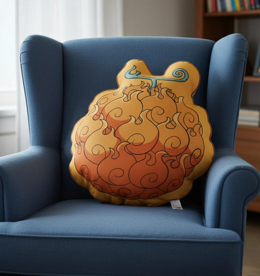 Cojin Almohada One Piece Mera Mera no Mi Fruta del Diablo
