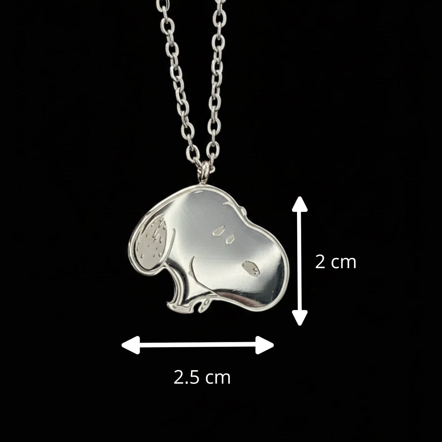 Collar Snoopy Peanuts Acero Inoxidable Original