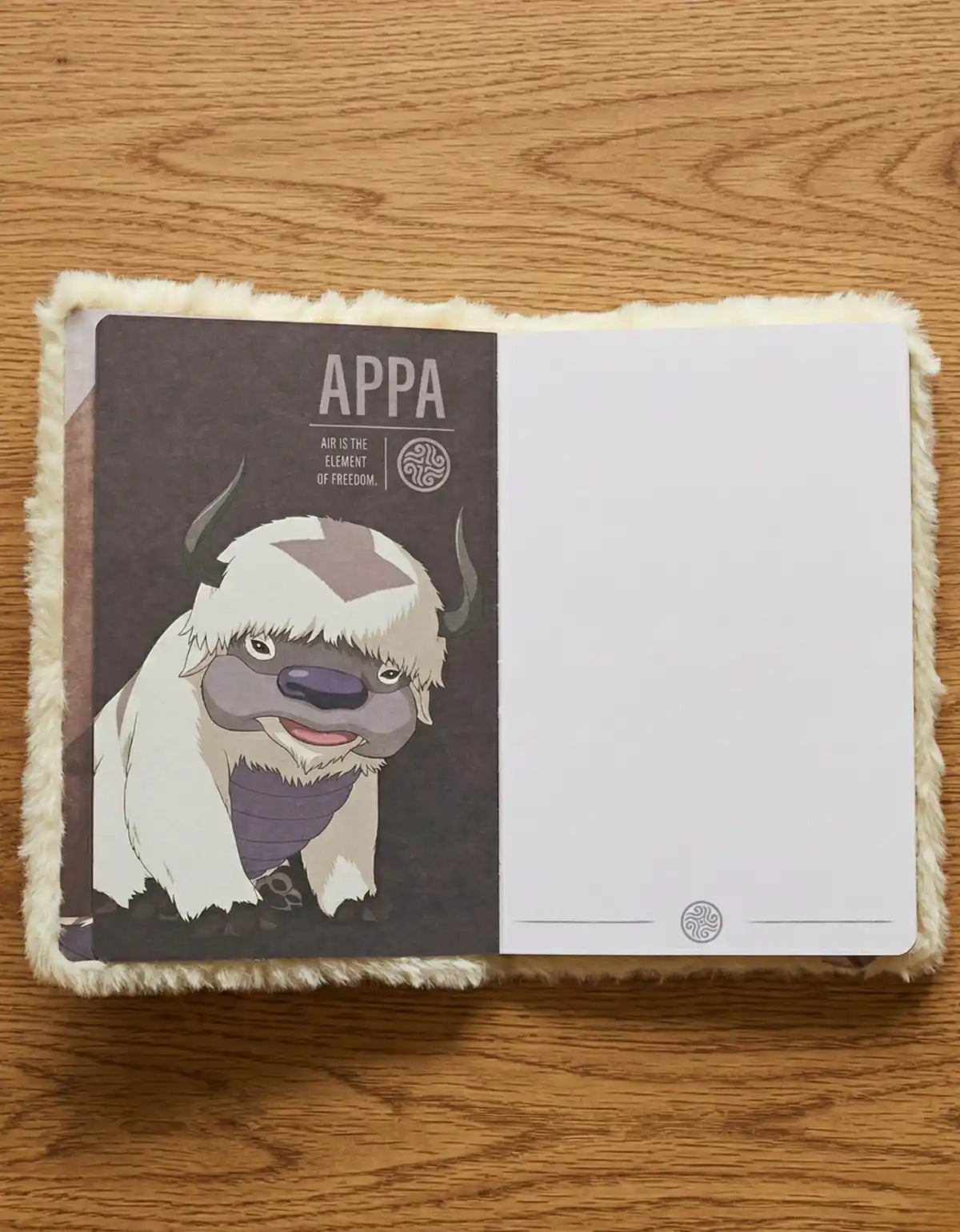 Libreta Appa Peluche Avatar The Last Airbender Original + Stickers
