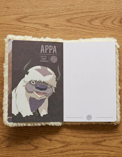 Libreta Appa Peluche Avatar The Last Airbender Original + Stickers