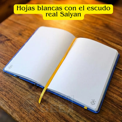 Libreta Dragon Ball Z Vegeta Pasta Dura 100 Hojas Stickers