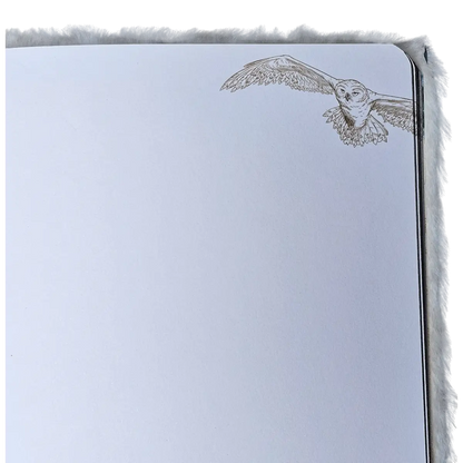 Libreta Harry Potter Hedwig Peluche 100 Hojas Coleccionista lechuza