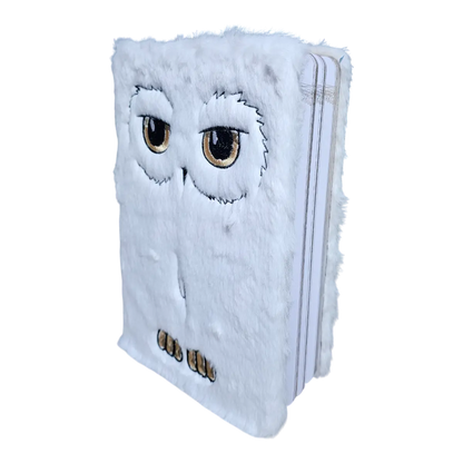 Libreta Harry Potter Hedwig Peluche 100 Hojas Coleccionista lechuza