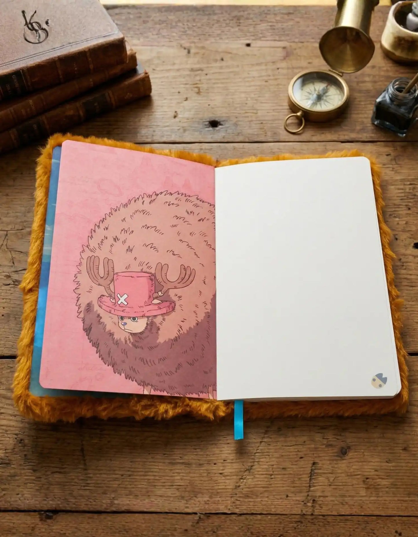 Libreta One Piece Chopper Peluche Original + Stickers