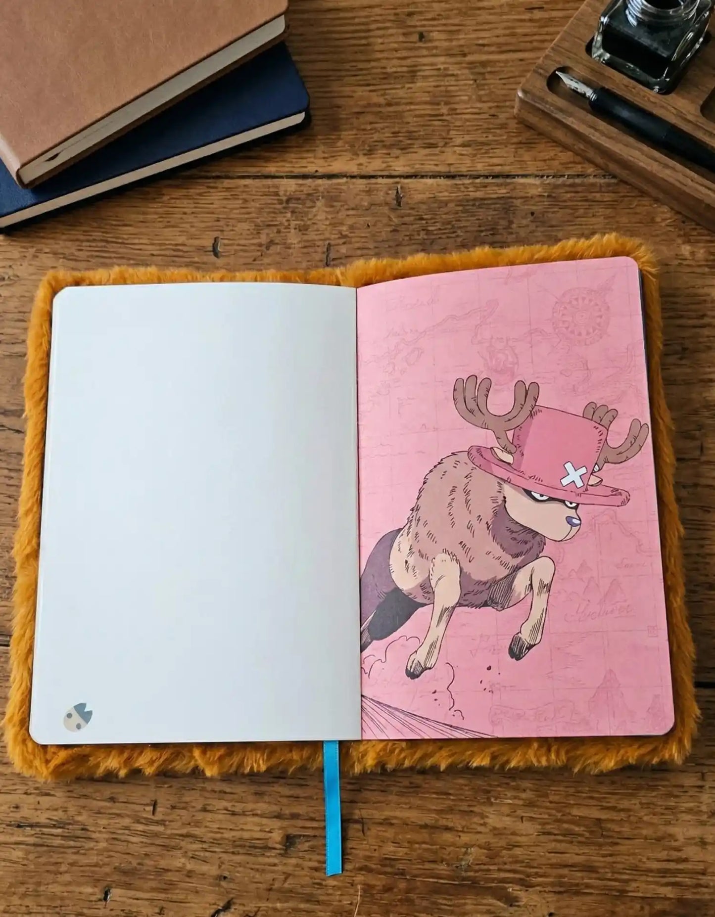 Libreta One Piece Chopper Peluche Original + Stickers