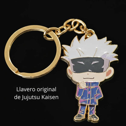 Llavero Jujutsu Kaisen Satoru Gojo  Metalico