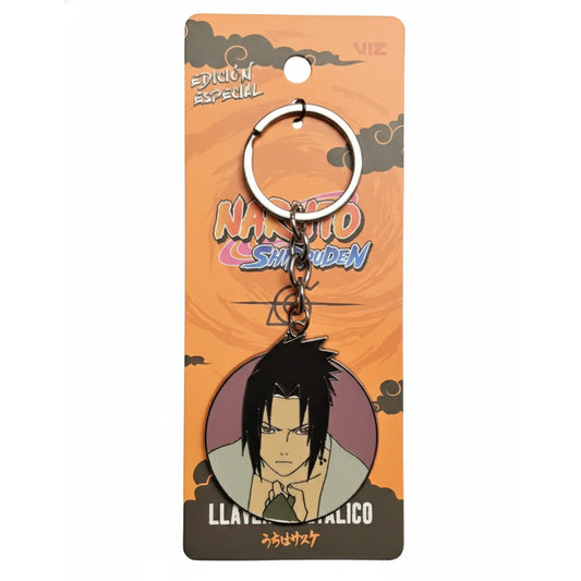 Llavero Naruto Shippuden Sasuke Uchiha Metalico Edicion Limitada
